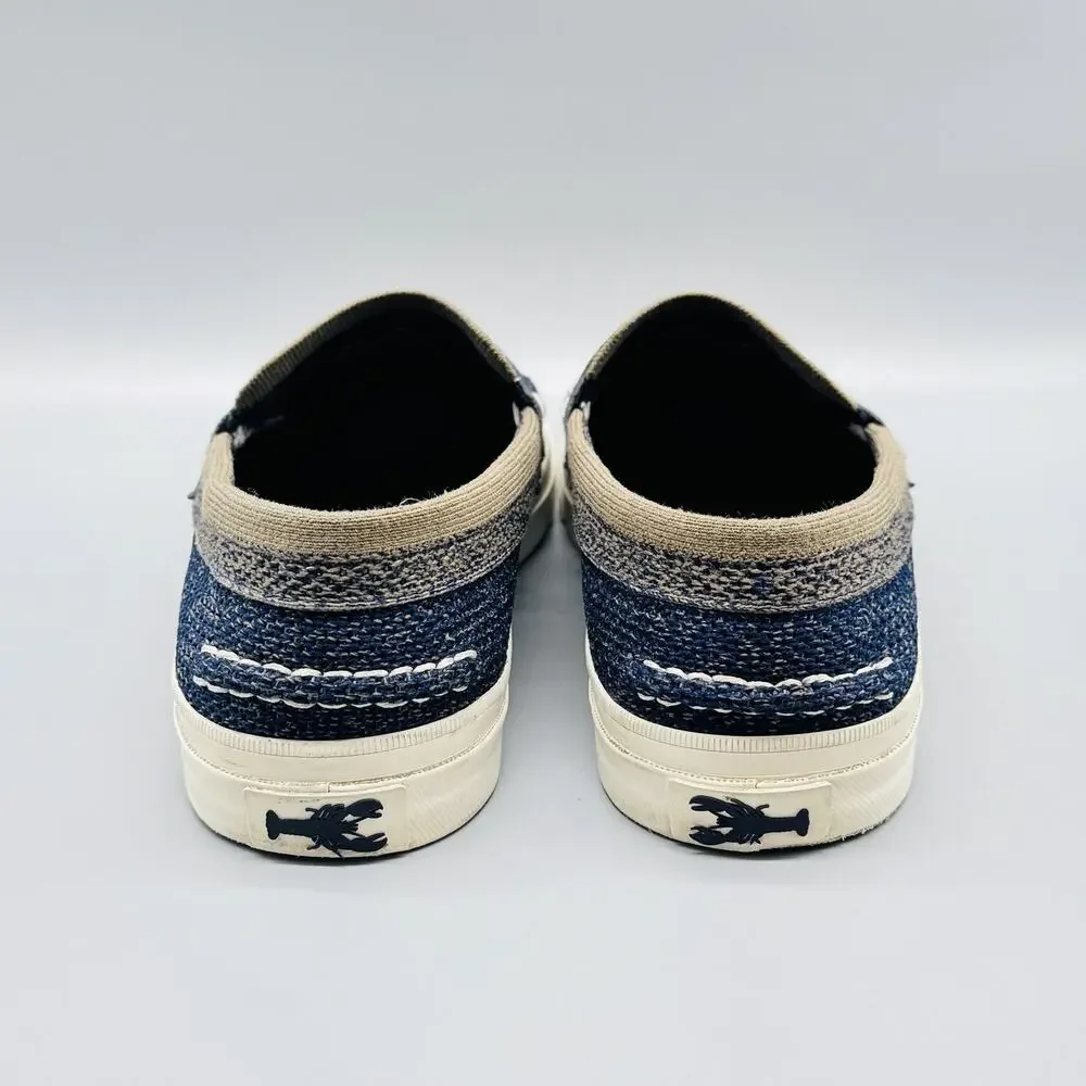 Cole Haan Shoes Men 8 Blue Knit Penny Loafer Grand OS Pinch Weekend Knit Casual